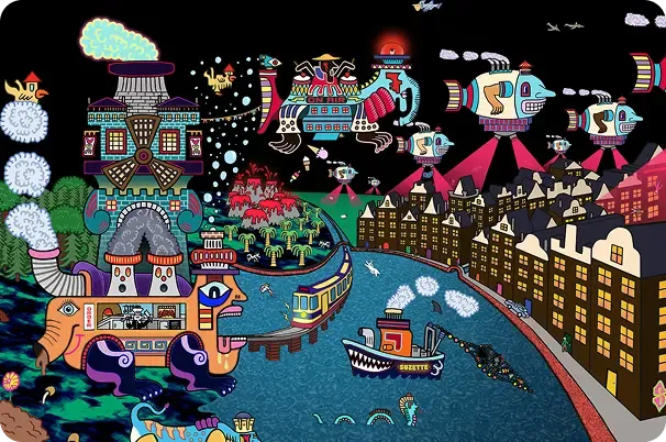 FEED - Therabody creative illustration